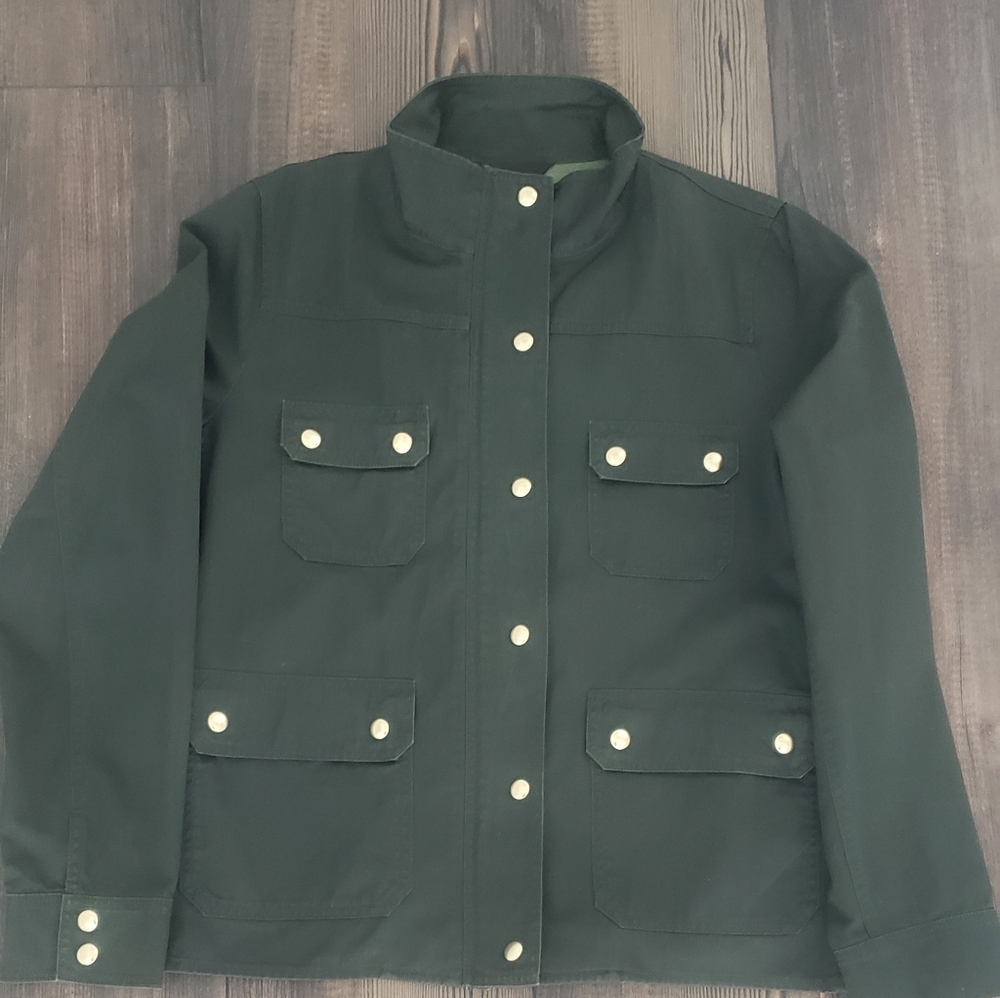 NWOT J. Crew Factory Twill Field Jacket Ladies XL